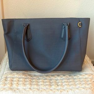 Dagne Dover Signature Tote Blue